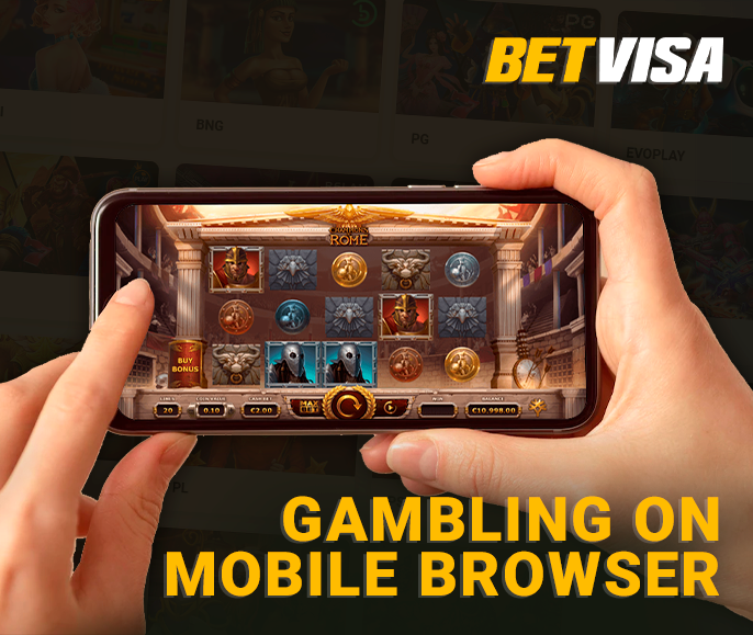 Playing at BetVisa Casino via Mobile Browser - Advantages