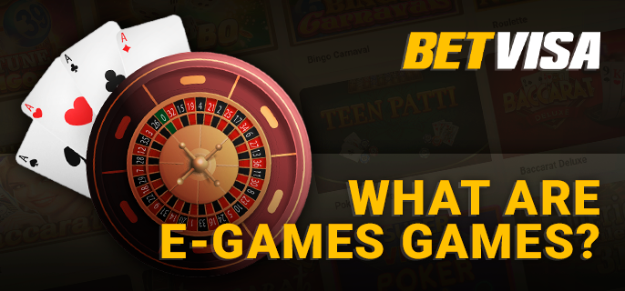 About E-games at BetVisa Casino - what table games are on the site