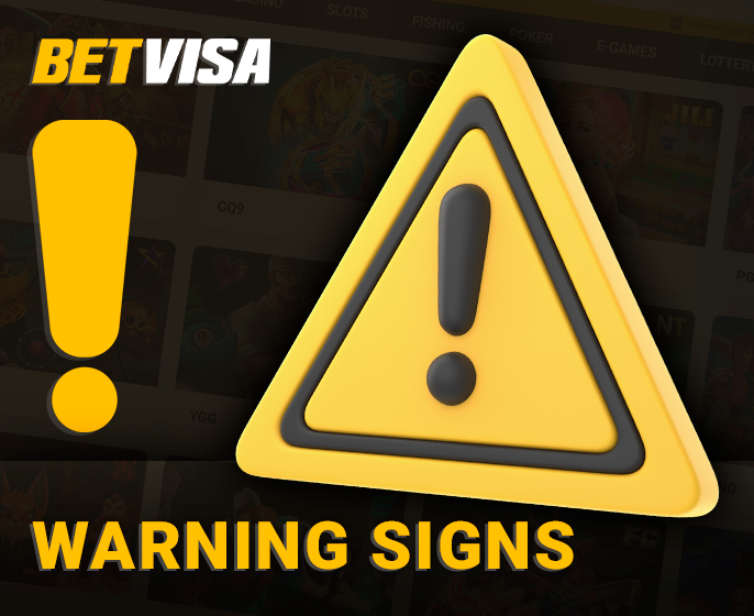 Possible warnings on the BetVisa site - an explanation for users