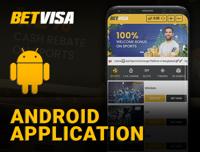 BetVisa website app for android phones - how to bet on sports via phone