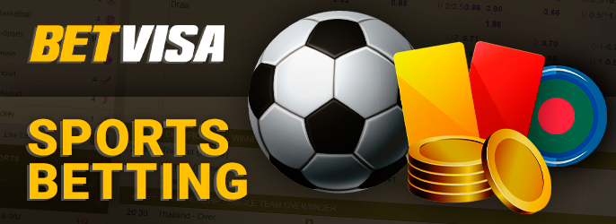 Betting on sports on the site BetVisa - sports section in the bookmaker's office