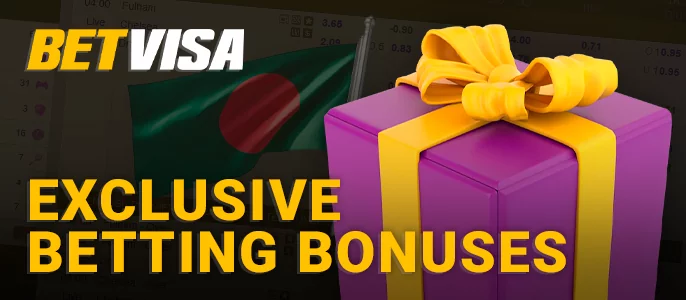 Bonus for sports events on the BetVisa bookmaker's website