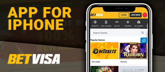 BetVisa mobile app para sa iPhone - kung paano mag-download