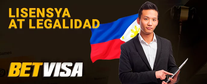 Tungkol sa legalidad ng laro sa BetVisa - legal ba ang paglalaro ng online casino para sa isang manlalaro mula sa Pilipinas