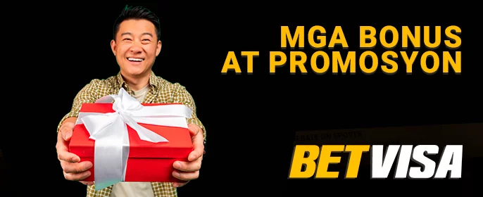 Mga Bonus sa BetVisa Casino - mga alok na promosyon para sa mga manlalaro mula sa Pilipinas