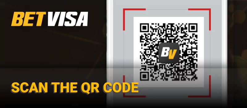 Betvisa QR কোড স্ক্যান করুন