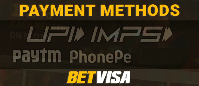 About payment methods in BetVisa casino for residents of Indonesia - IMPS, Rocket and others